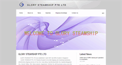 Desktop Screenshot of glorysteamship.com